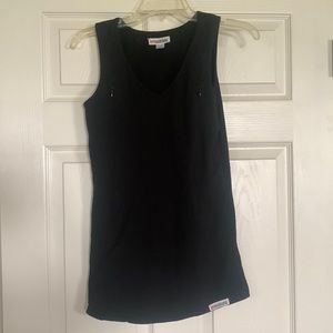 Black immature nursing tank, size small.
